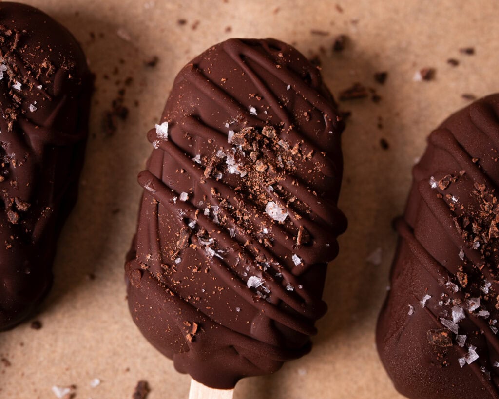 Veganes Eis am Stiel